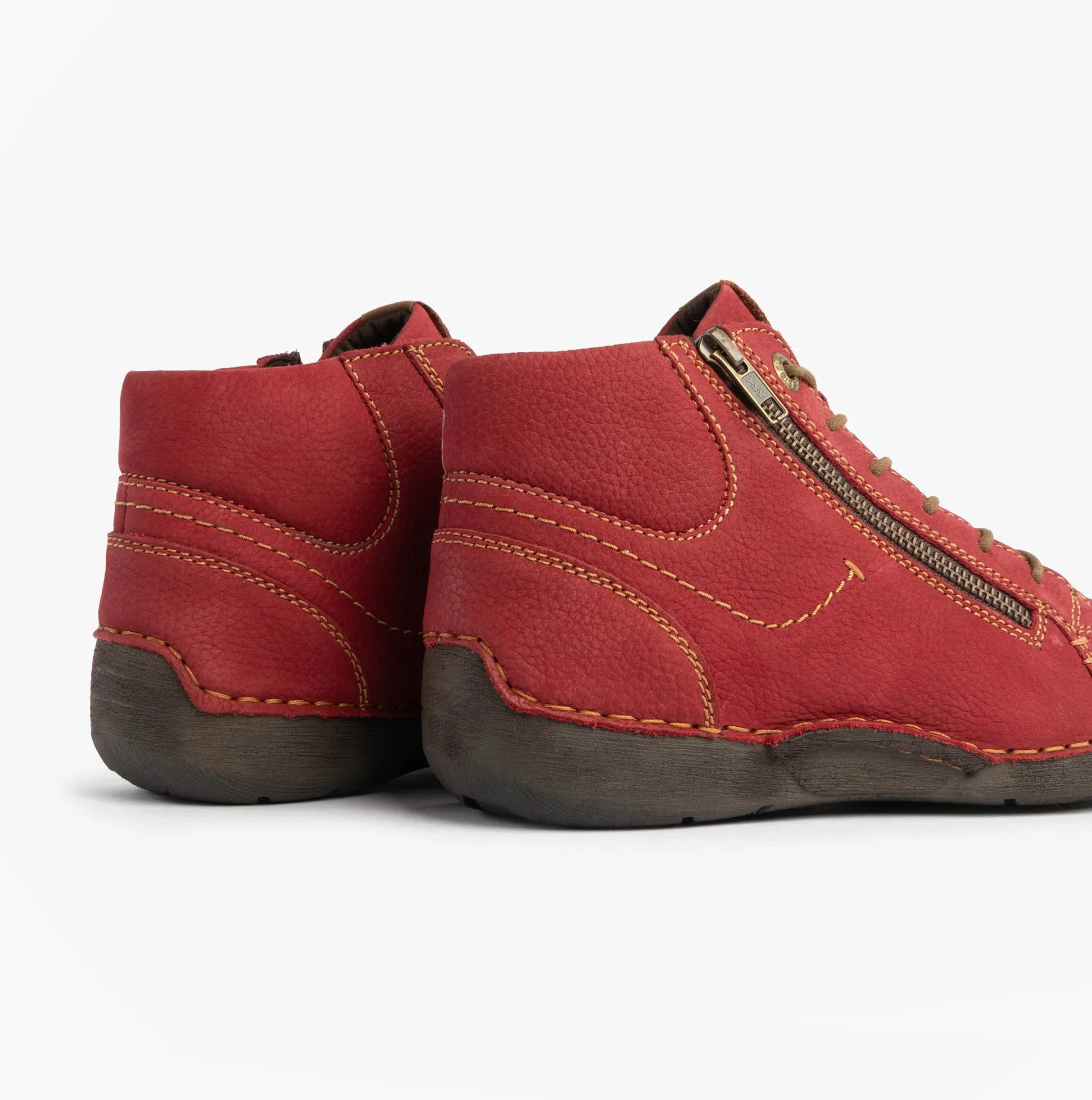 Josef Seibel FERGEY 67 Womens Size Zip Boots Red sold by Shuperb product image thumbnail 5