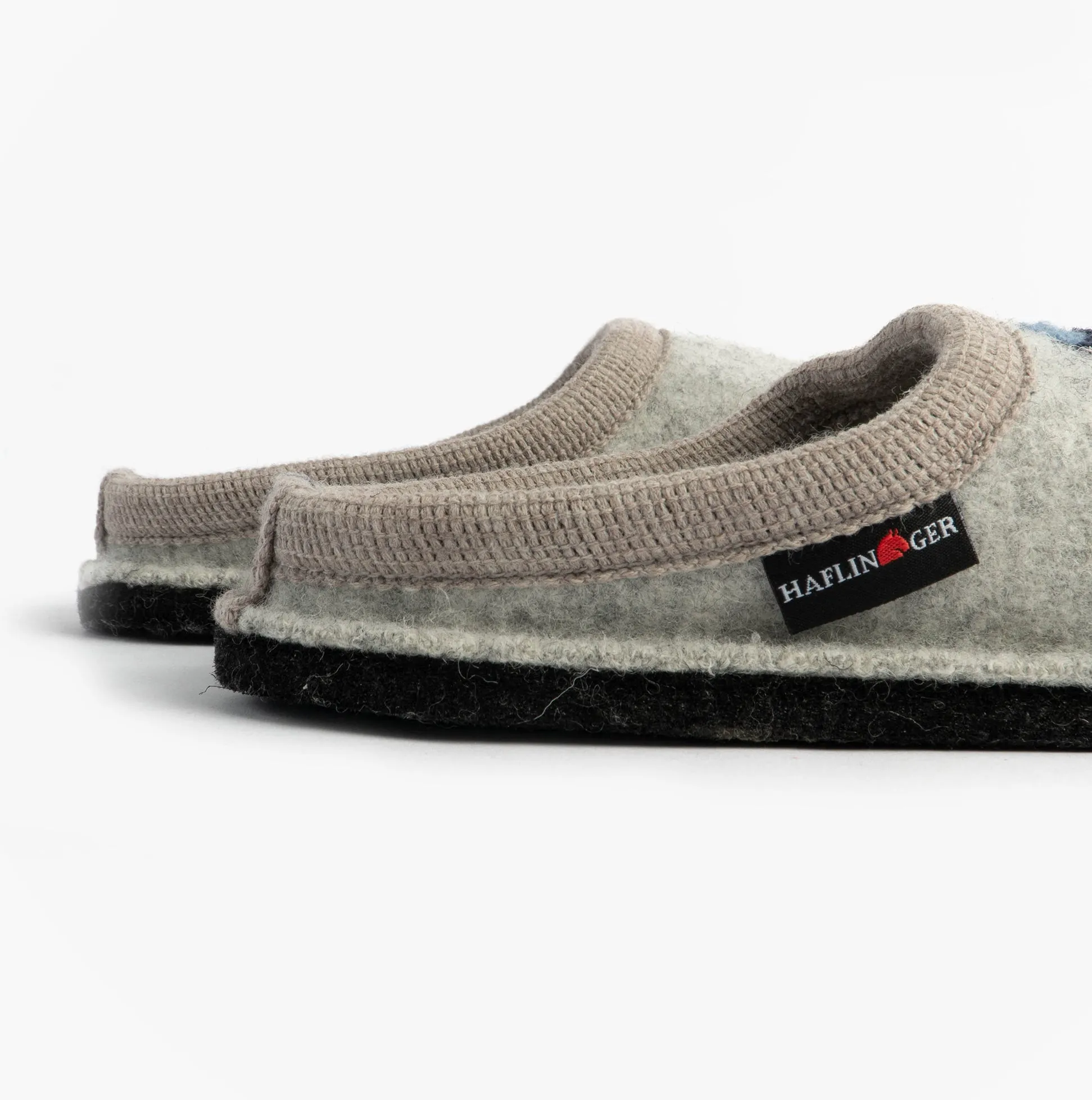 Haflinger OLAF Womens Snowman Mule Slippers Light Grey sold by Shuperb product image thumbnail 4
