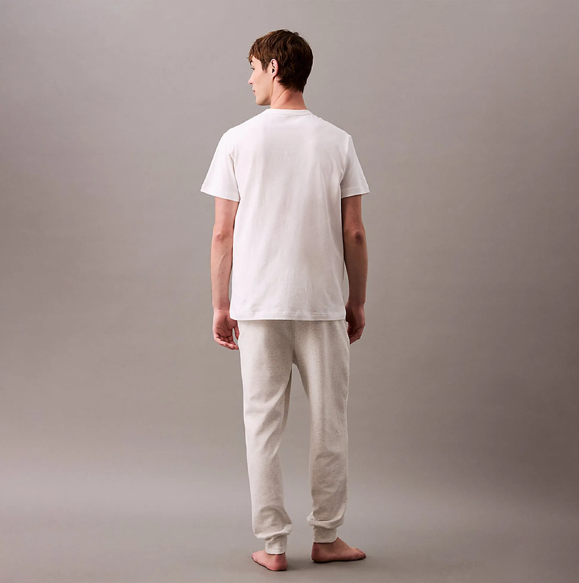 Calvin Klein ICON COTTON TERRY Mens Lounge Joggers Grey Heather sold by Shuperb product image thumbnail 3