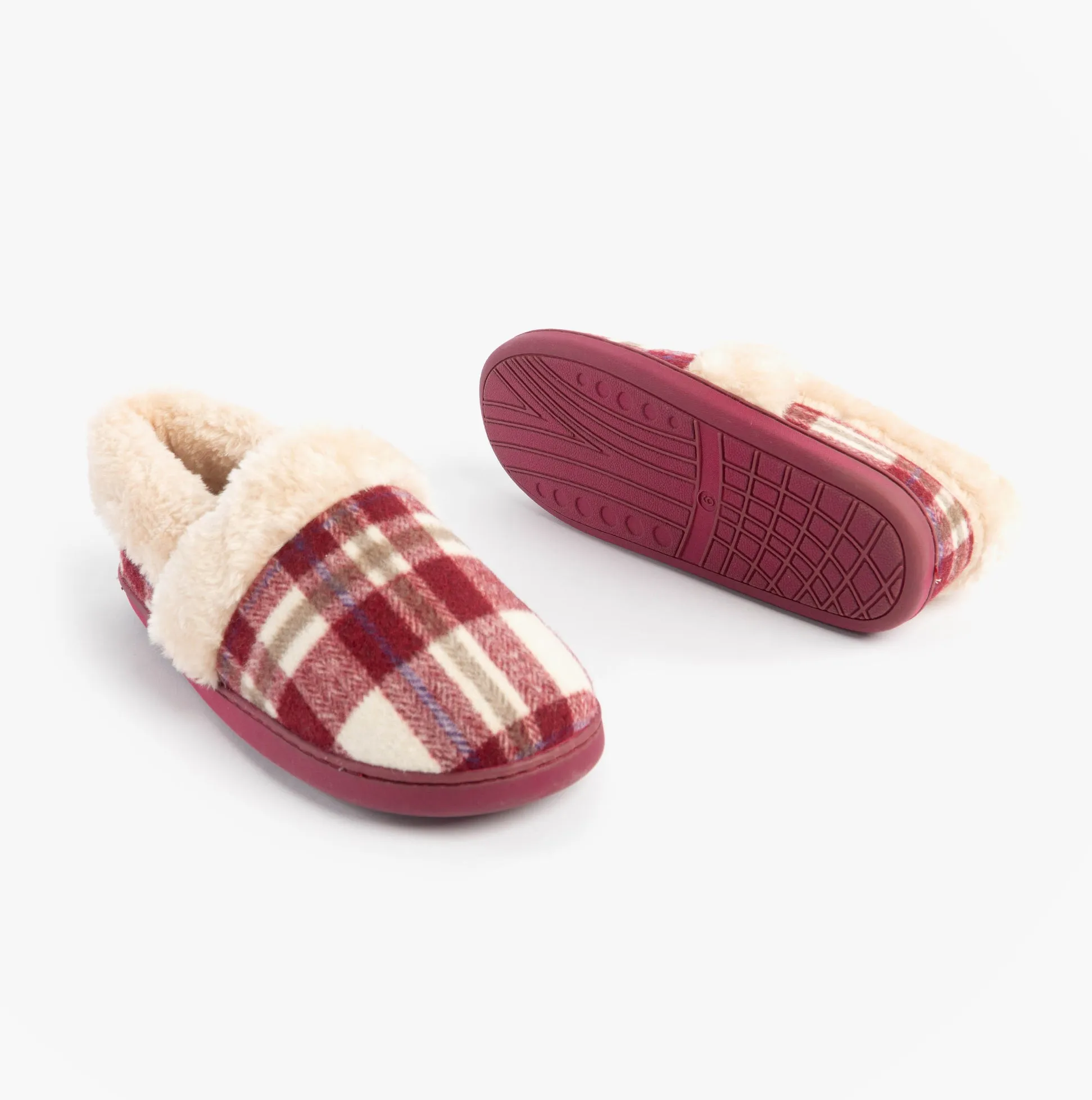 Jo & Joe HERITAGE Womens Full Slippers Cherry sold by Shuperb product image thumbnail 3