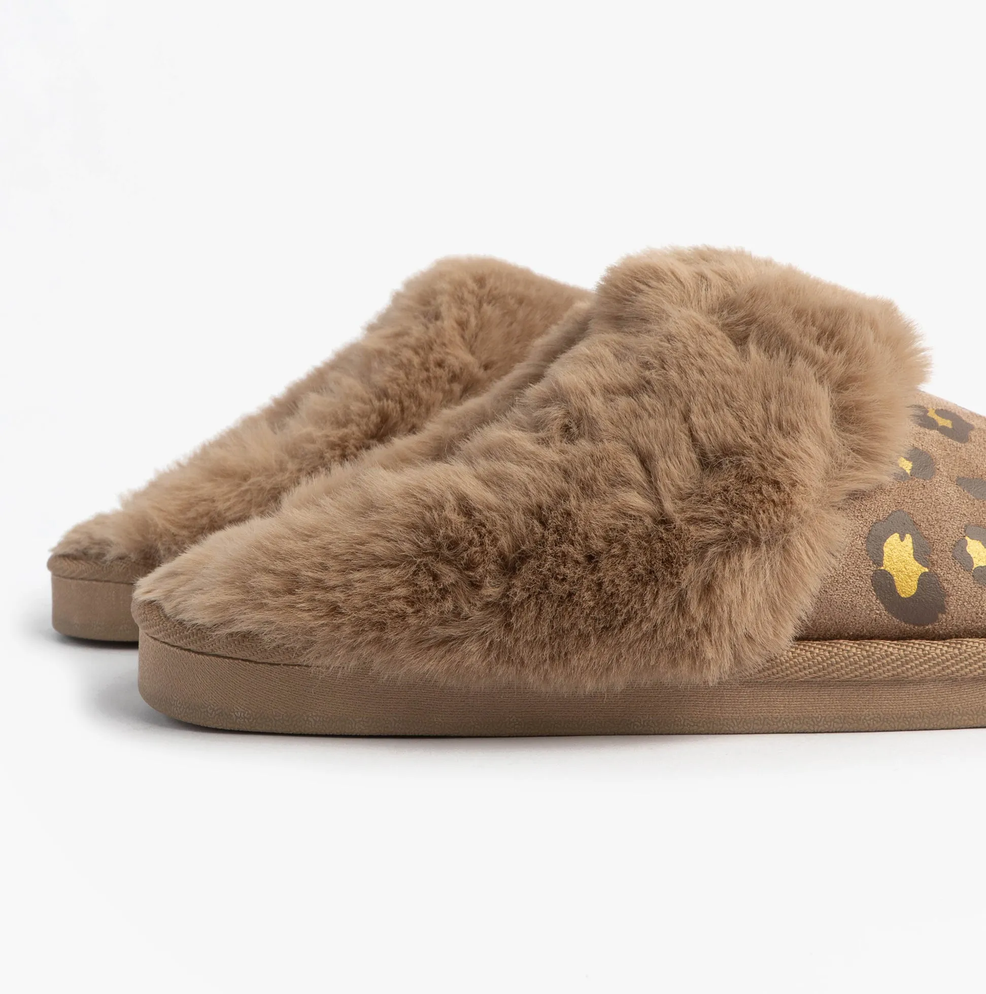 Jo & Joe MILA Womens Mule Slippers Chestnut Leopard sold by Shuperb product image thumbnail 5