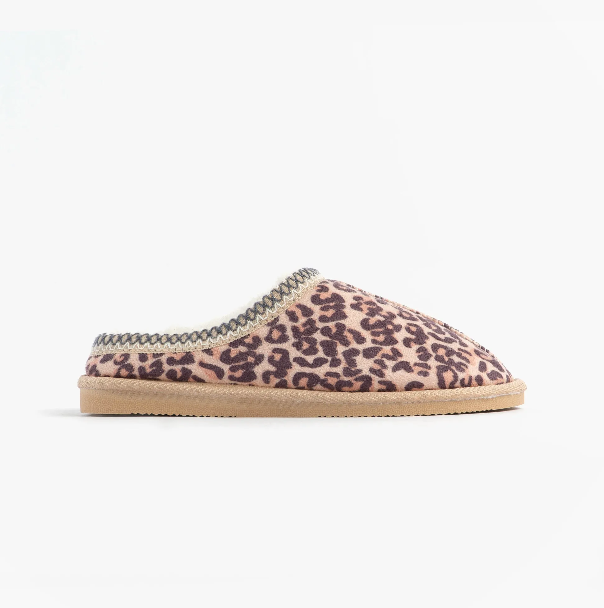 Jo & Joe KOALA Womens Mule Slippers Leopard sold by Shuperb