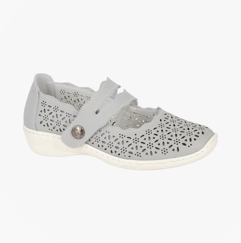 Boulevard L641LF Ladies Shoes Light Grey sold by Shuperb