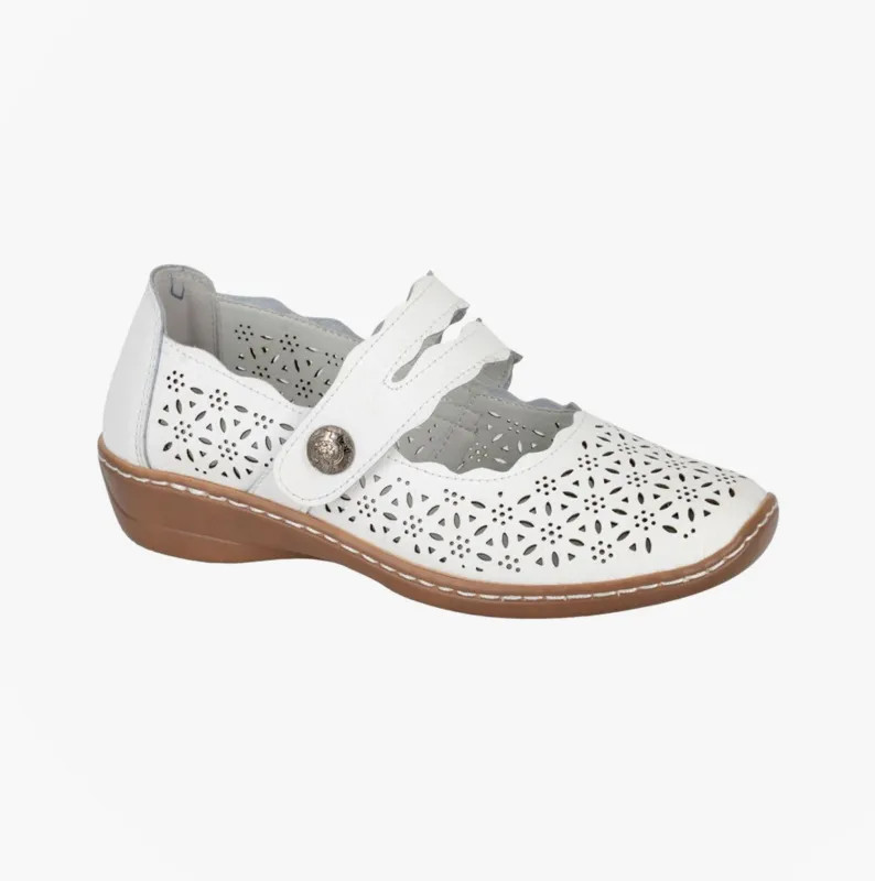 Boulevard L641G Ladies Shoes White sold by Shuperb