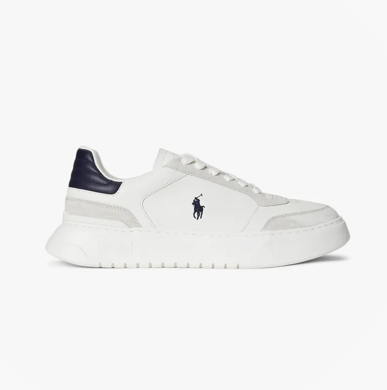 Polo Ralph Lauren RLITE SPORT Mens Trainers Deckwash White/Navy sold by Shuperb