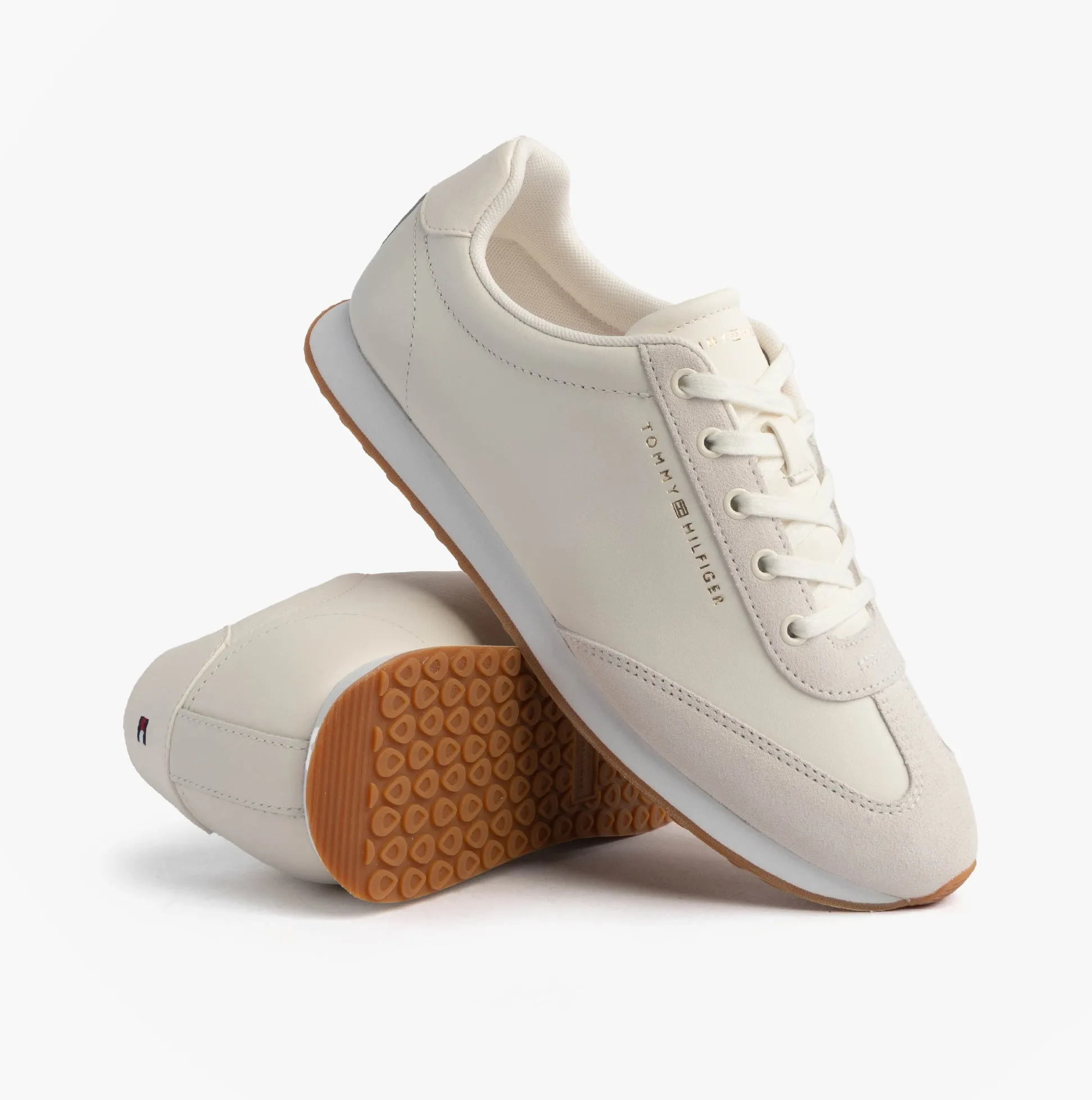 Tommy Hilfiger HERITAGE FASHION RUN Womens Trainers Ancient White sold by Shuperb product image thumbnail 3