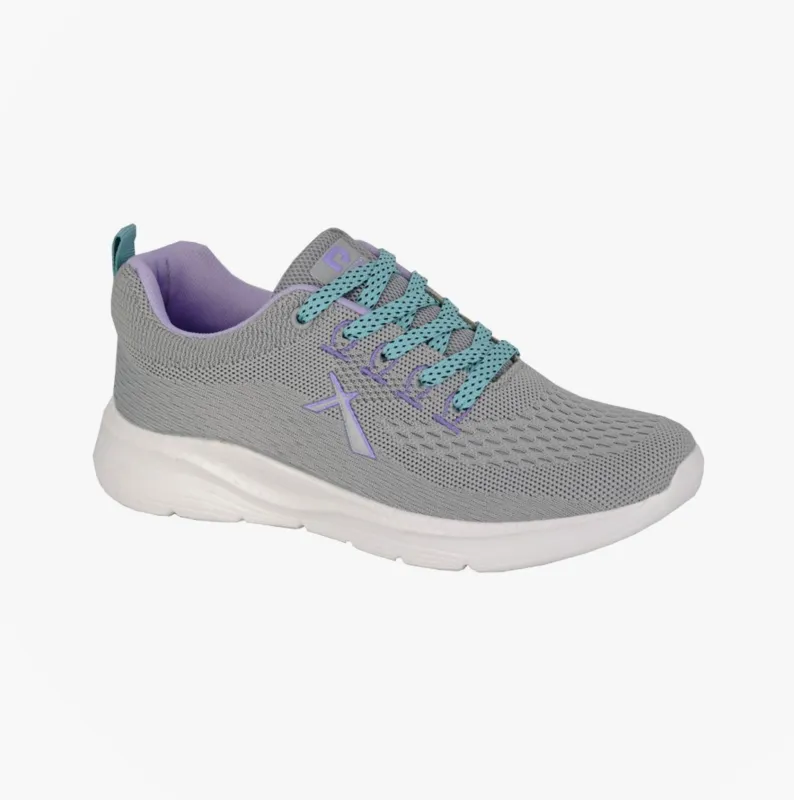 DEK KATE Womens Trainers Light Grey/Lilac sold by Shuperb
