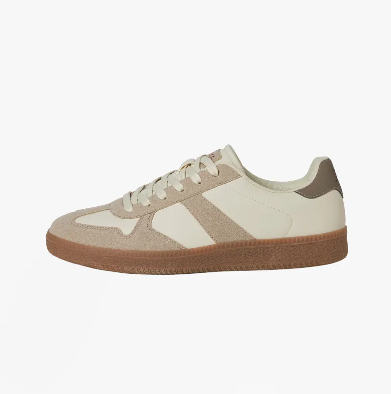 Jack & Jones VALENCIA Mens Trainers Fog Savannah Tan sold by Shuperb