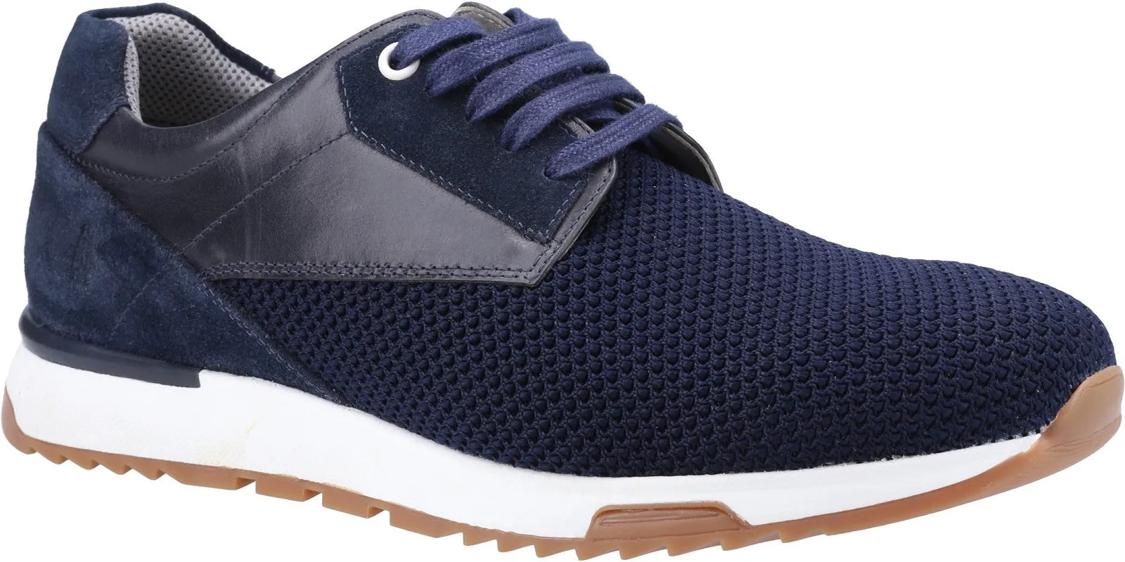 Hush Puppies SIMON Mens Trainers Navy sold by Shuperb