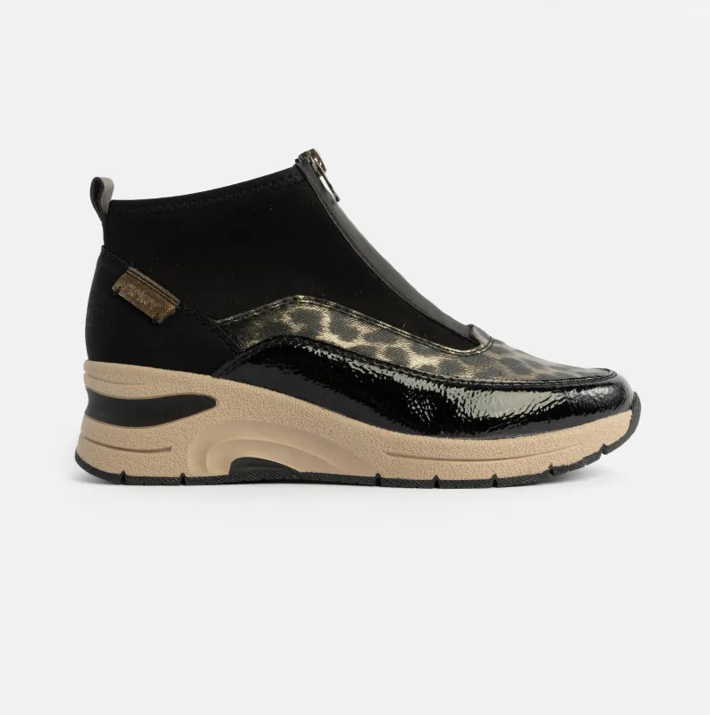 Rieker N9362-00 Womens Boots Black sold by Shuperb