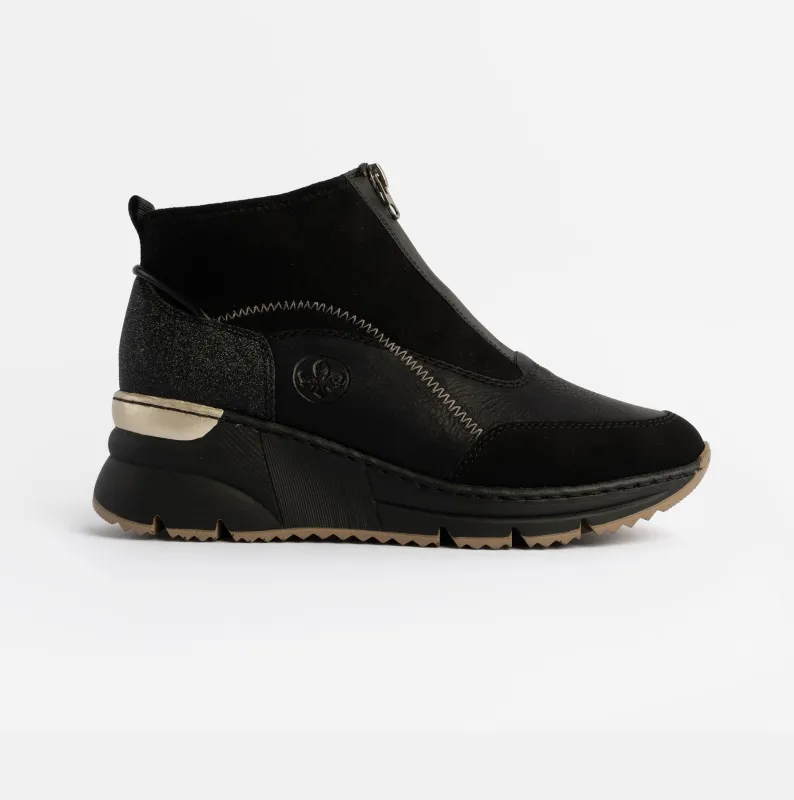 Rieker N6361-00 Womens Boots Black sold by Shuperb