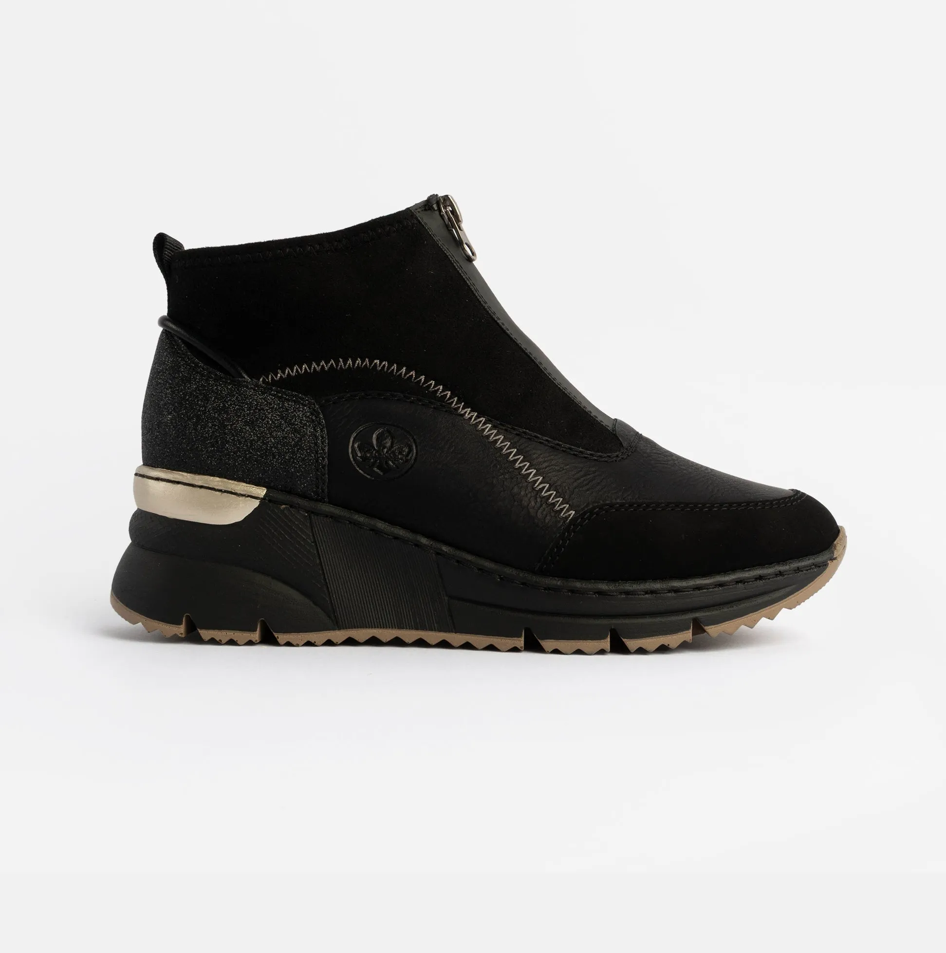 Rieker N6361-00 Womens Boots Black sold by Shuperb