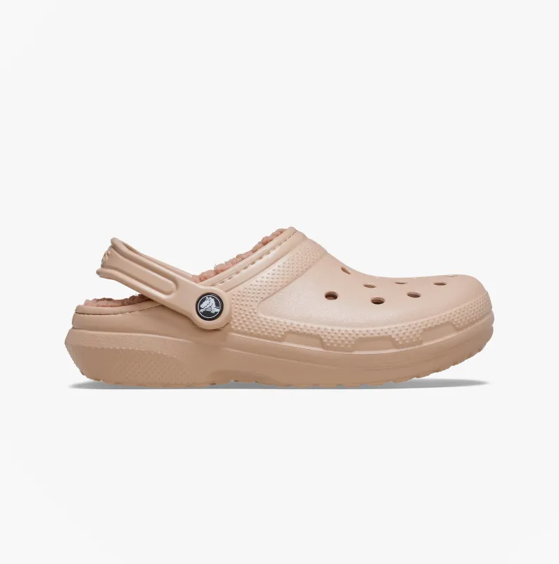 Crocs CLASSIC LINED Unisex Adults Clog Pink Caramel sold by Shuperb