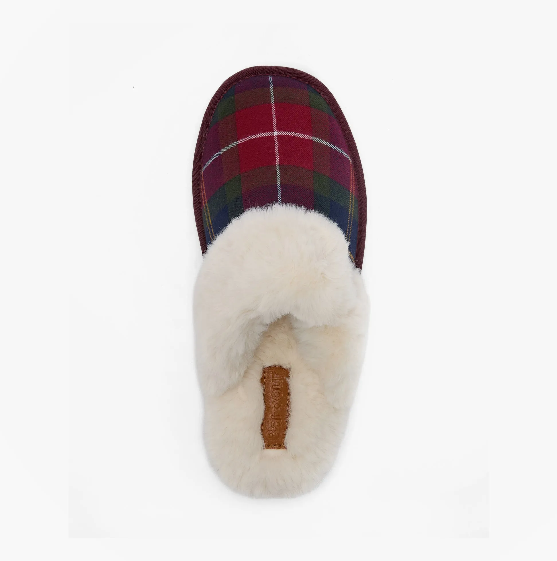 Barbour CLAUDIA Womens Mule Slippers Winterberry Tartan sold by Shuperb product image thumbnail 5