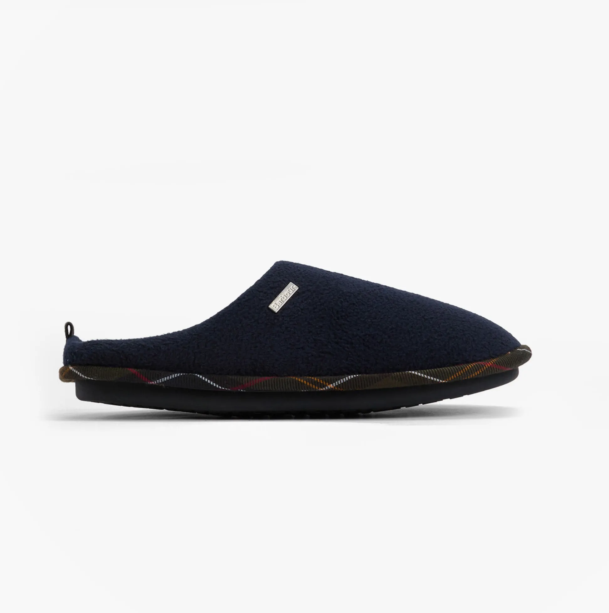 Barbour HEXHAM Mens Mule Slippers Navy sold by Shuperb