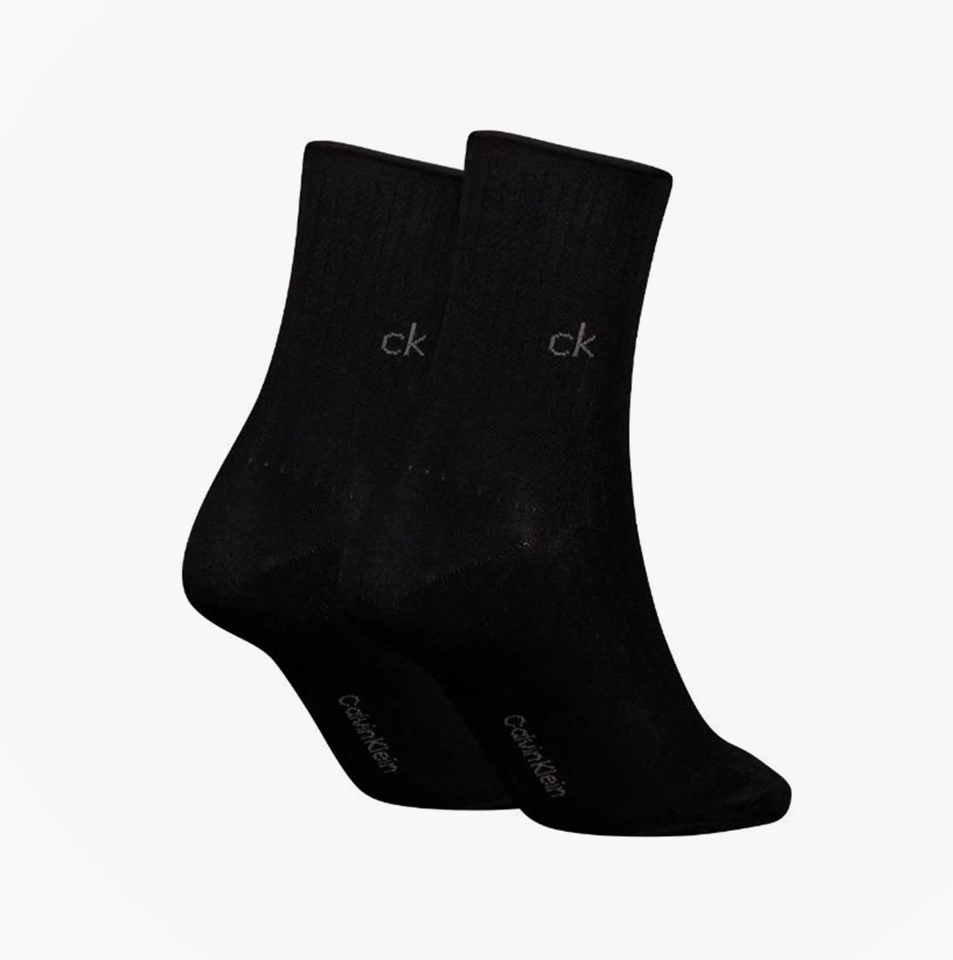 Calvin Klein 2 Pack Shorty Roll Top Womens Socks Black sold by Shuperb product image thumbnail 2