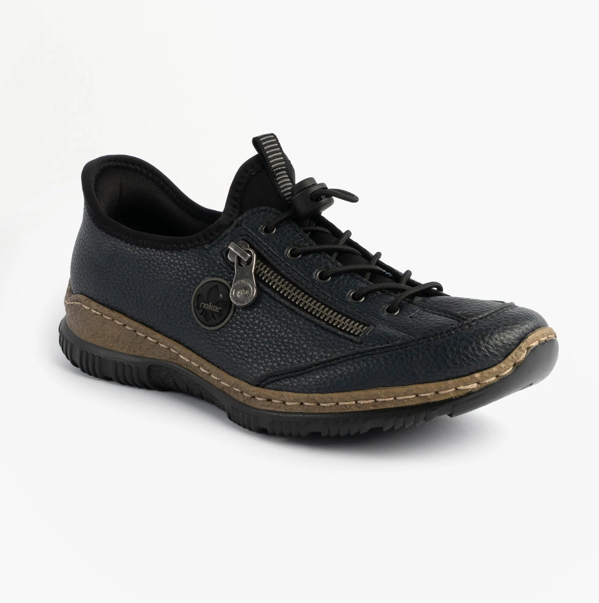 Rieker N3267-54 Nikita Womens Bungee Lace Shoes Blue sold by Shuperb product image thumbnail 4