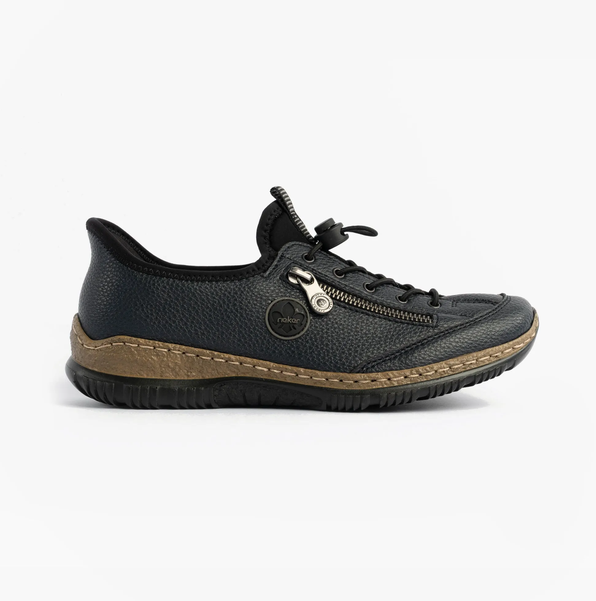 Rieker N3267-54 Nikita Womens Bungee Lace Shoes Blue sold by Shuperb