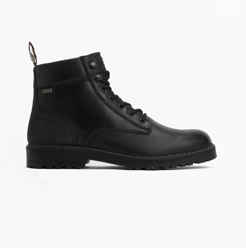 Barbour HARRISON Mens Boots Black made by Barbour