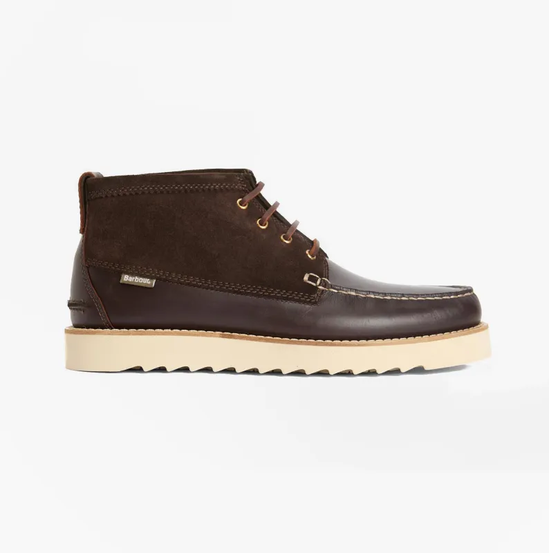 Barbour HADSTON Mens Chukka Boots Dark Brown sold by Shuperb