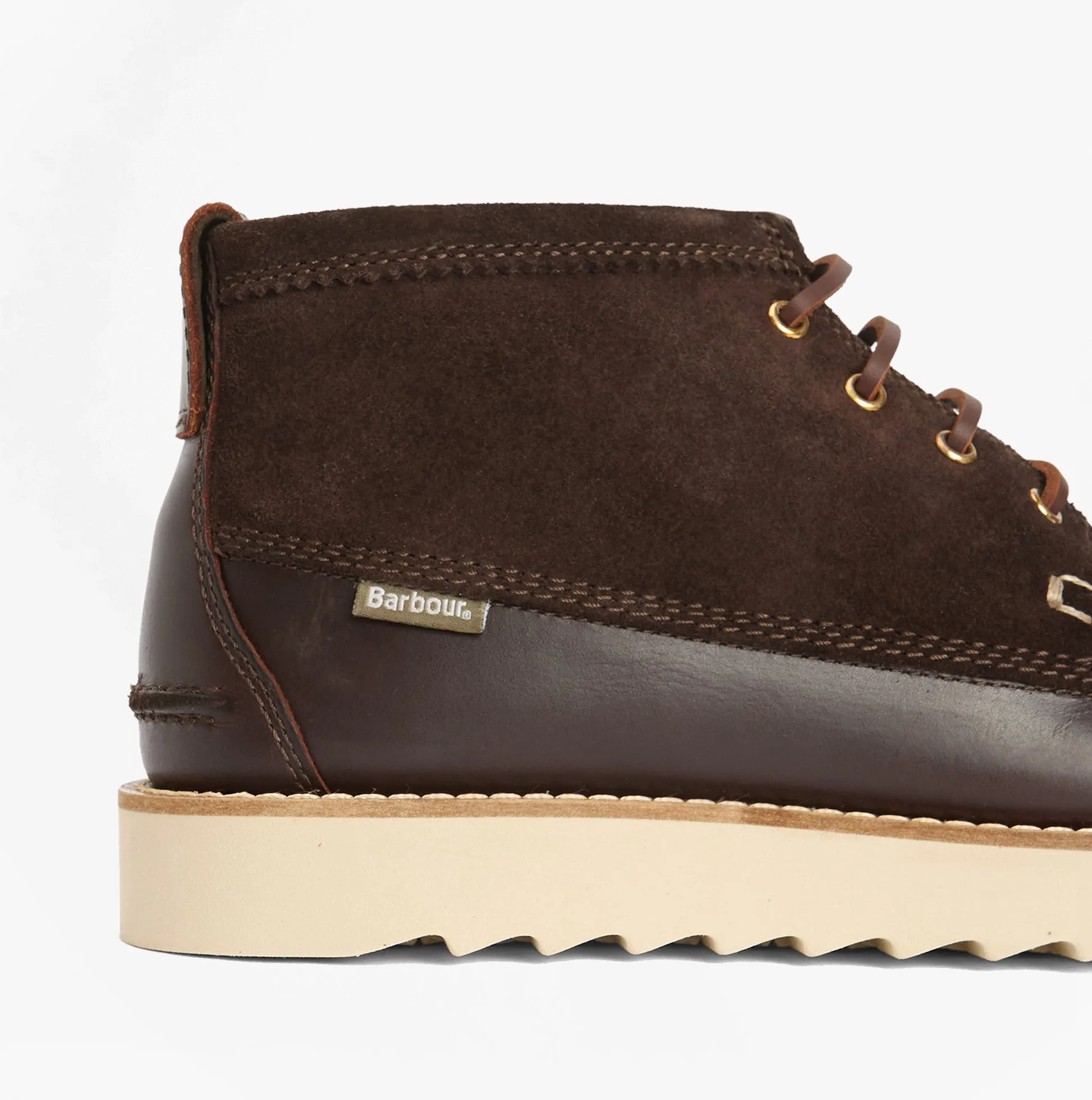 Barbour HADSTON Mens Chukka Boots Dark Brown sold by Shuperb product image thumbnail 3