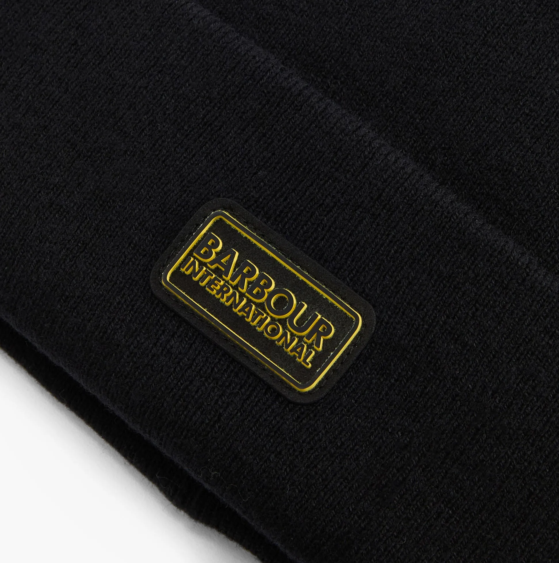 Barbour SENSOR LEGACY Mens Beanie Black/Shadow sold by Shuperb product image thumbnail 3