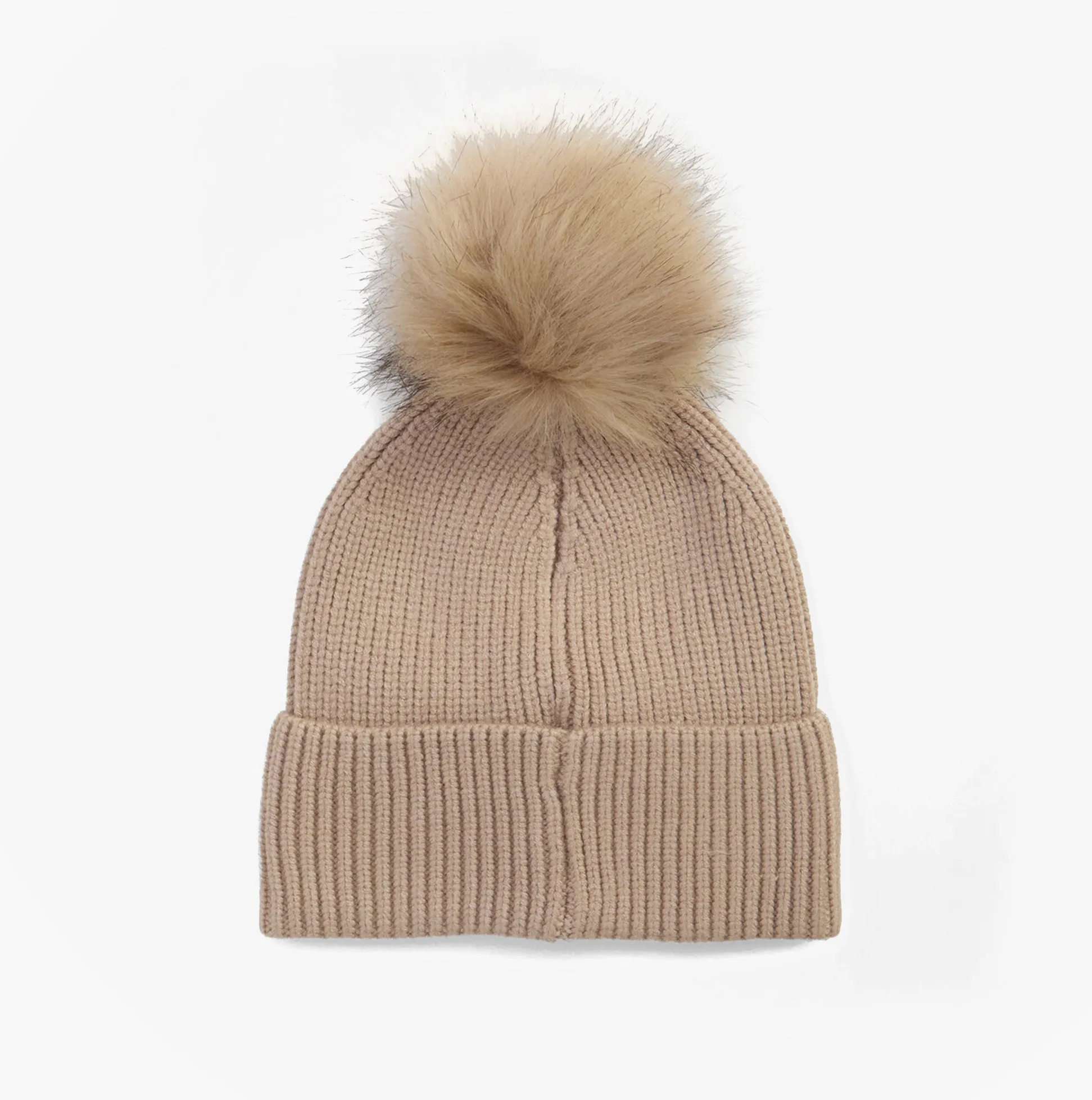 Barbour MALLORY POM Womens Beanie Oat sold by Shuperb product image thumbnail 3