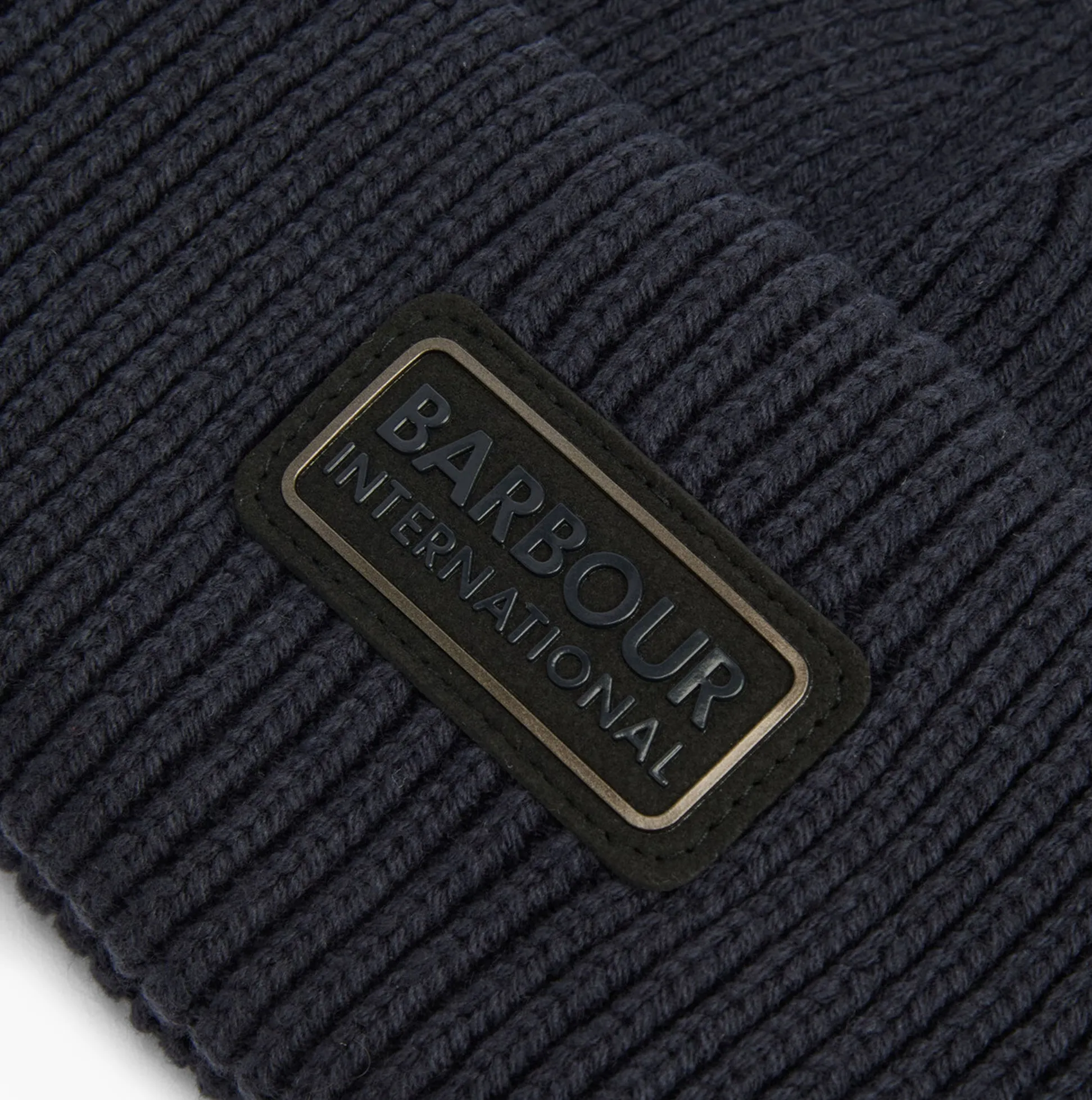 Barbour CRAYWELL Mens Beanie Navy sold by Shuperb product image thumbnail 2