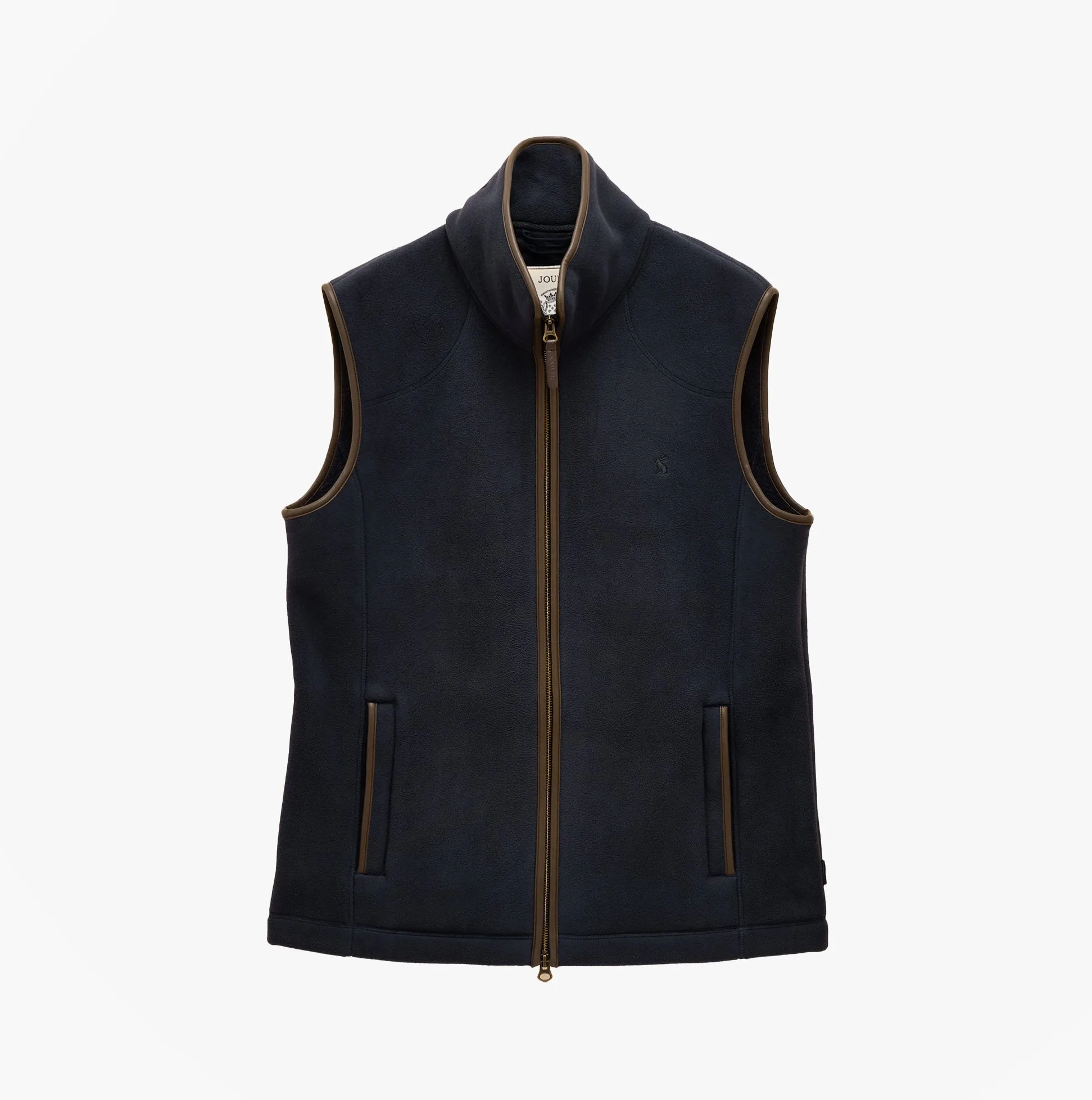 Joules HERITAGE FLEECE Mens Gilet Navy sold by Shuperb