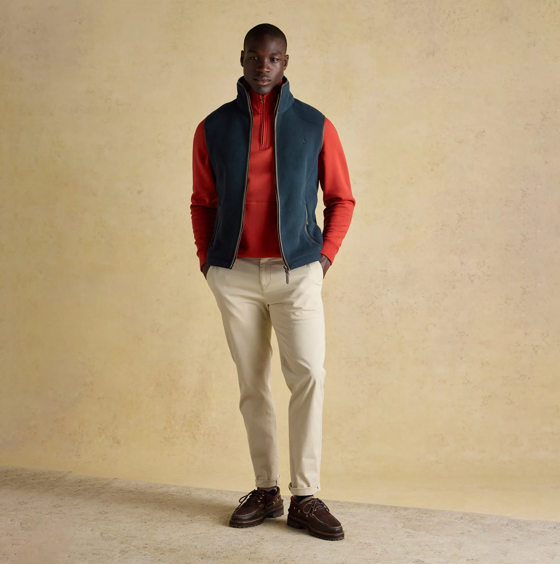 Joules HERITAGE FLEECE Mens Gilet Navy sold by Shuperb product image thumbnail 2