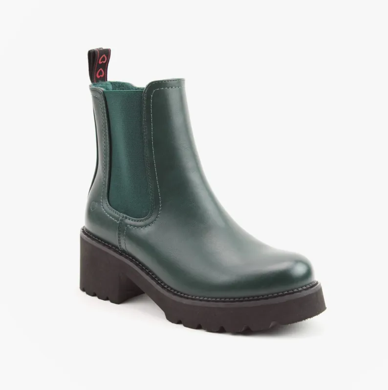 Heavenly Feet HONEYBELLE Womens Chelsea Boots evergreen sold by Shuperb