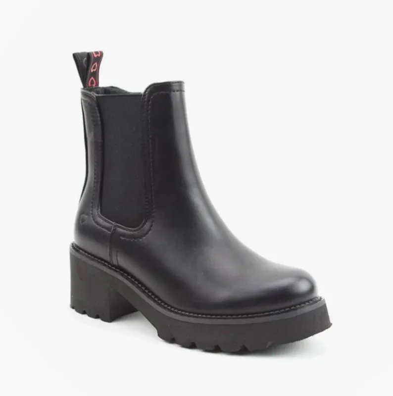 Heavenly Feet HONEYBELLE Womens Chelsea Boots Black sold by Shuperb