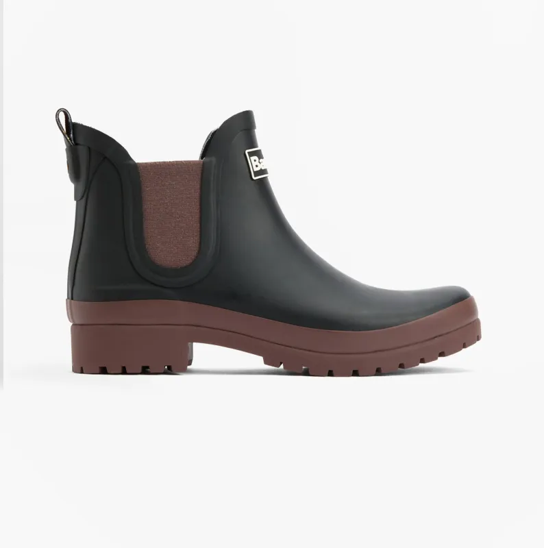 Barbour MALLOW Womens Chelsea Wellies Black/Vicuna sold by Shuperb