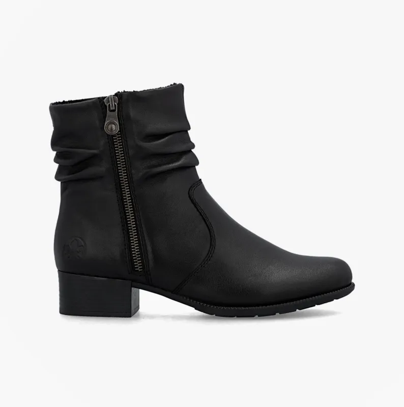 Rieker 78656-00 Womens Boots Black sold by Shuperb