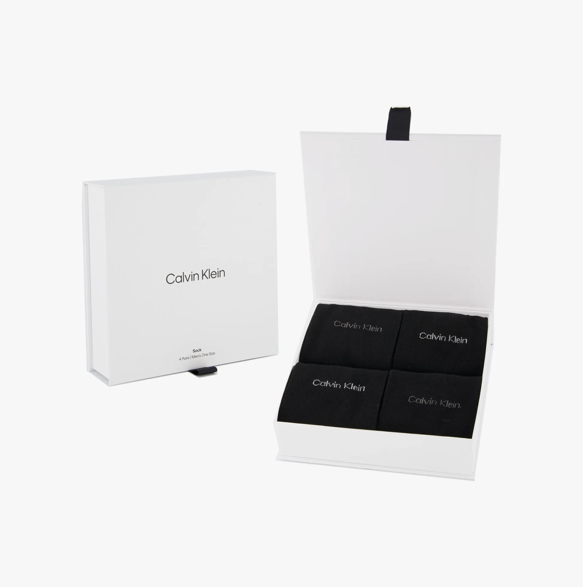 Calvin Klein 4 Pack Giftbox Classic Mens Socks Black sold by Shuperb product image thumbnail 2