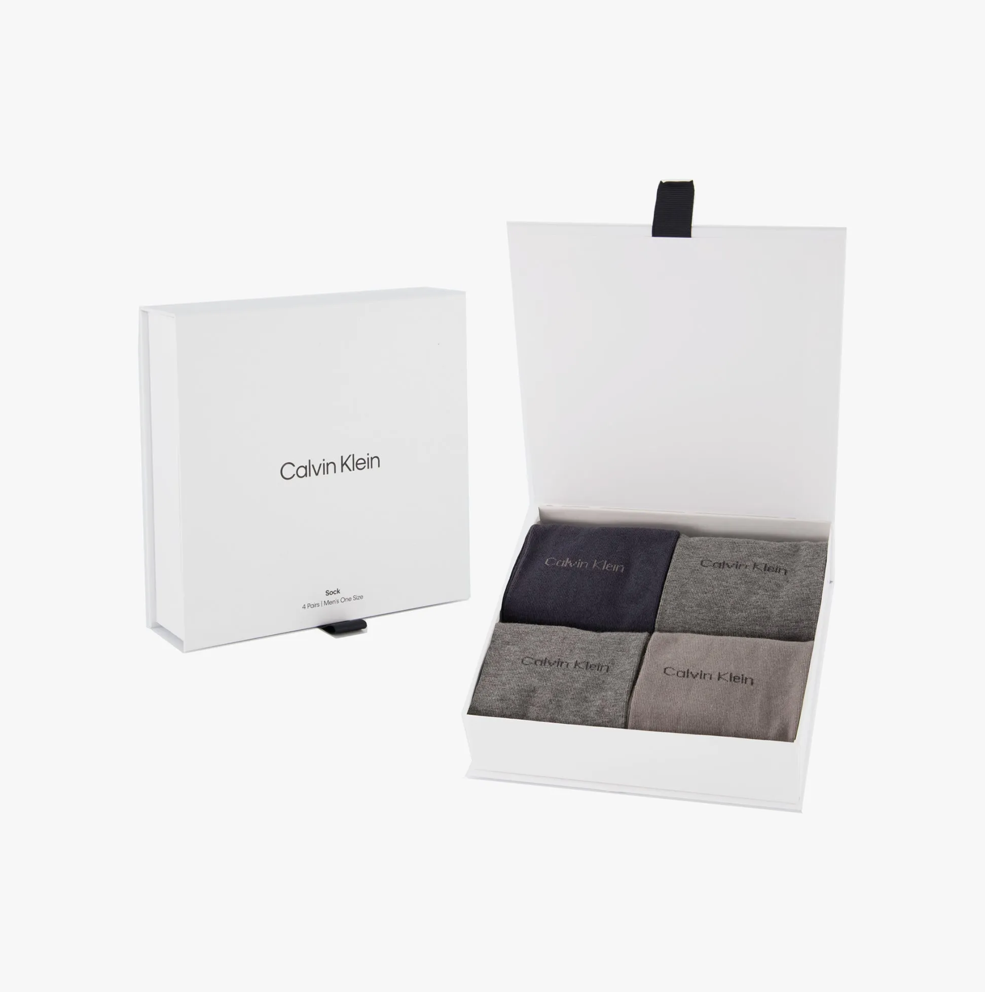 Calvin Klein 4 Pack Giftbox Classic Mens Socks Grey Combo sold by Shuperb product image thumbnail 2