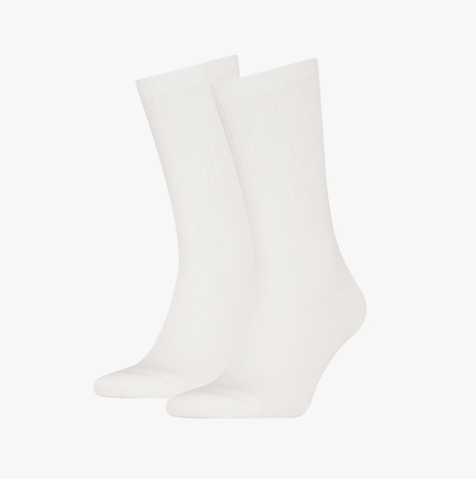 Calvin Klein 2 Pack Back Logo Mens Socks White sold by Shuperb