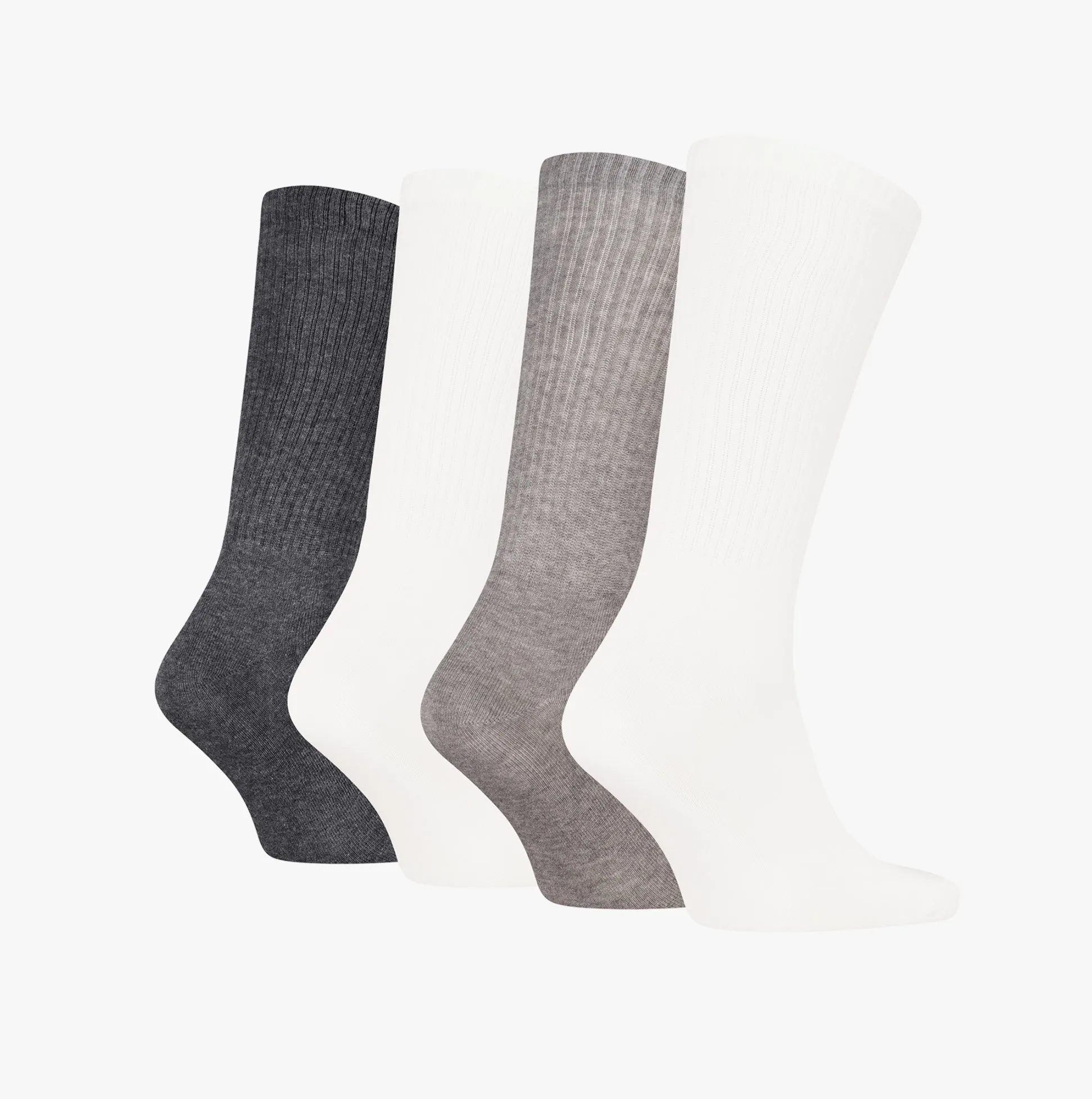 Calvin Klein 4 Pack Giftbox Monologue Mens Socks Grey Melange/White sold by Shuperb product image thumbnail 3