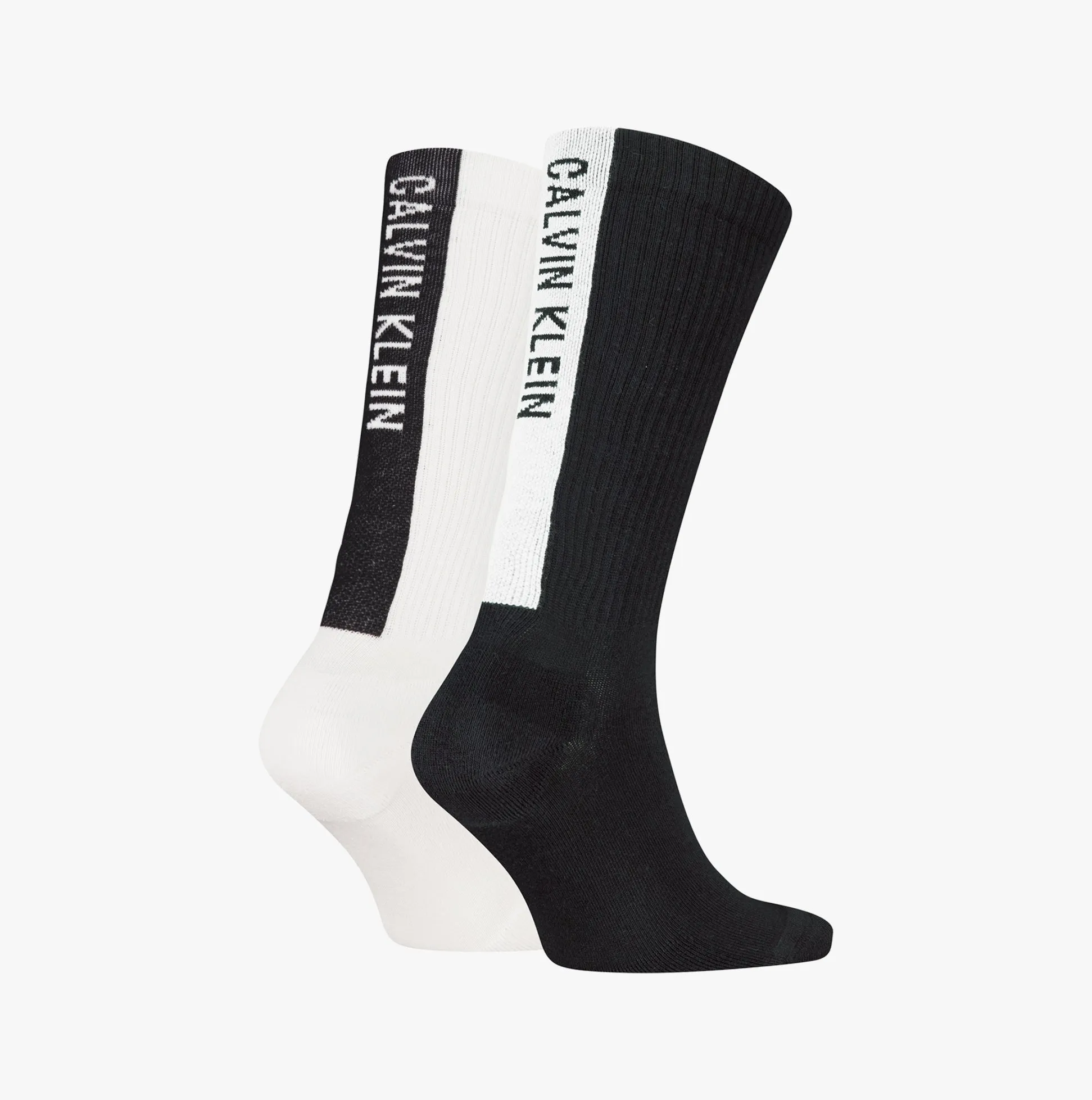 Calvin Klein 2 Pack Back Logo Mens Socks Black & White sold by Shuperb product image thumbnail 2