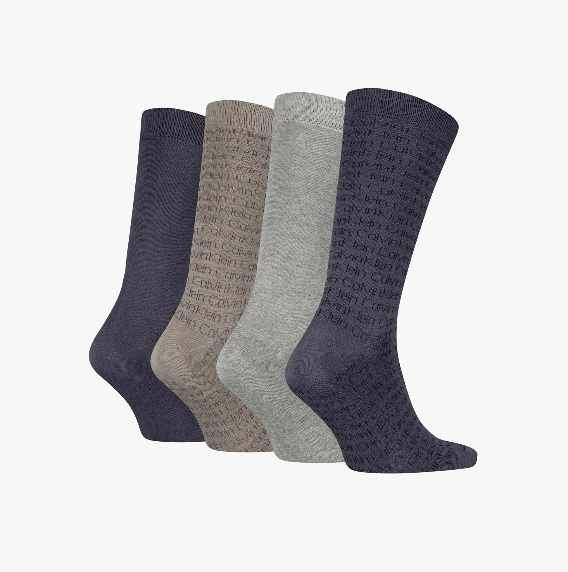 Calvin Klein 4 Pack Giftbox AOP Mens Socks Grey Combo sold by Shuperb product image thumbnail 3
