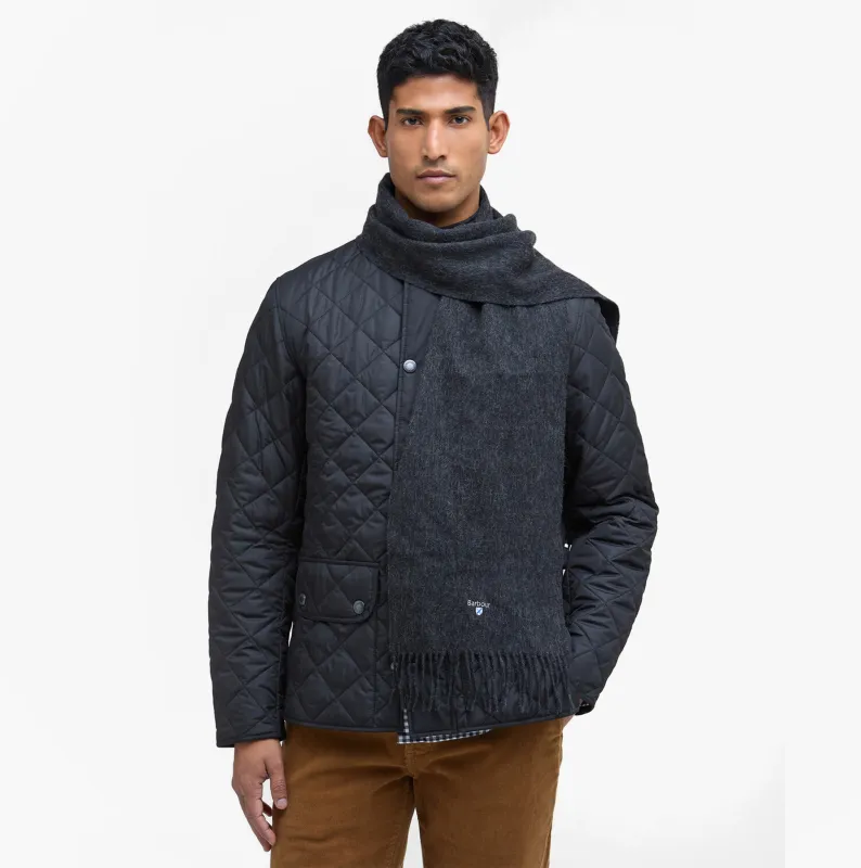 Barbour PLAIN LAMBSWOOL Mens Winter Charcoal/Grey sold by Shuperb