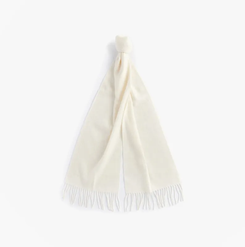 Barbour LAMBSWOOL WOVEN Womens Winter Cream sold by Shuperb