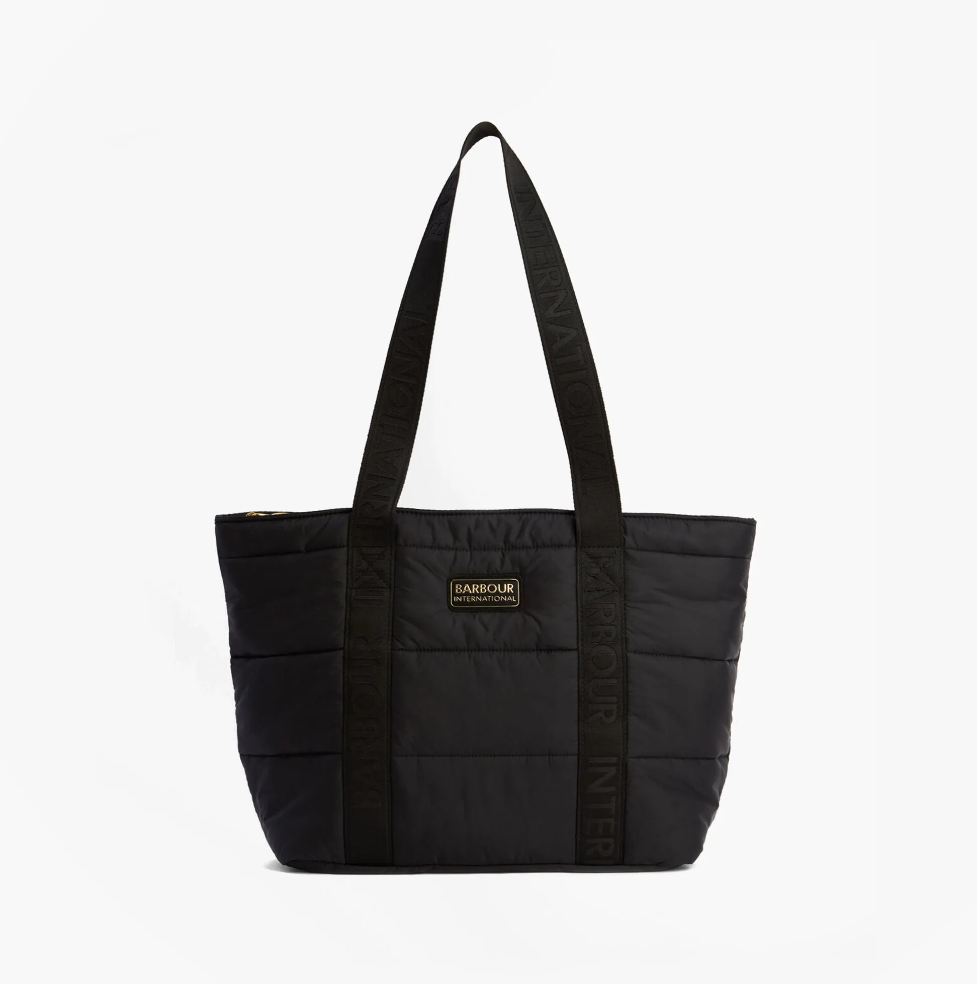 Barbour MONACO QUILT Tote Bag Womens Black sold by Shuperb