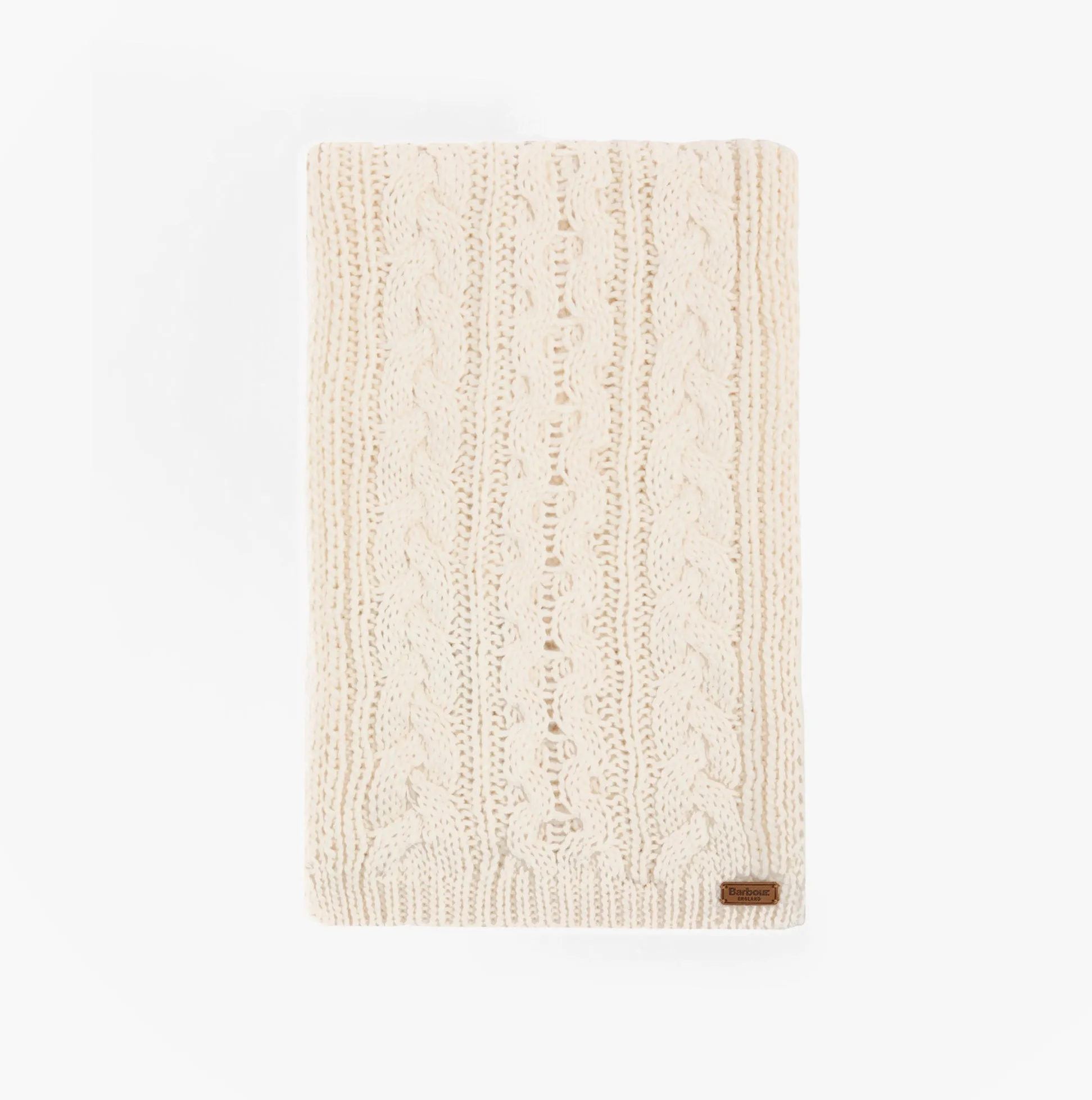 Barbour PENSHAW BEANIE & SCARF Gift Set Womens Cloud sold by Shuperb product image thumbnail 5