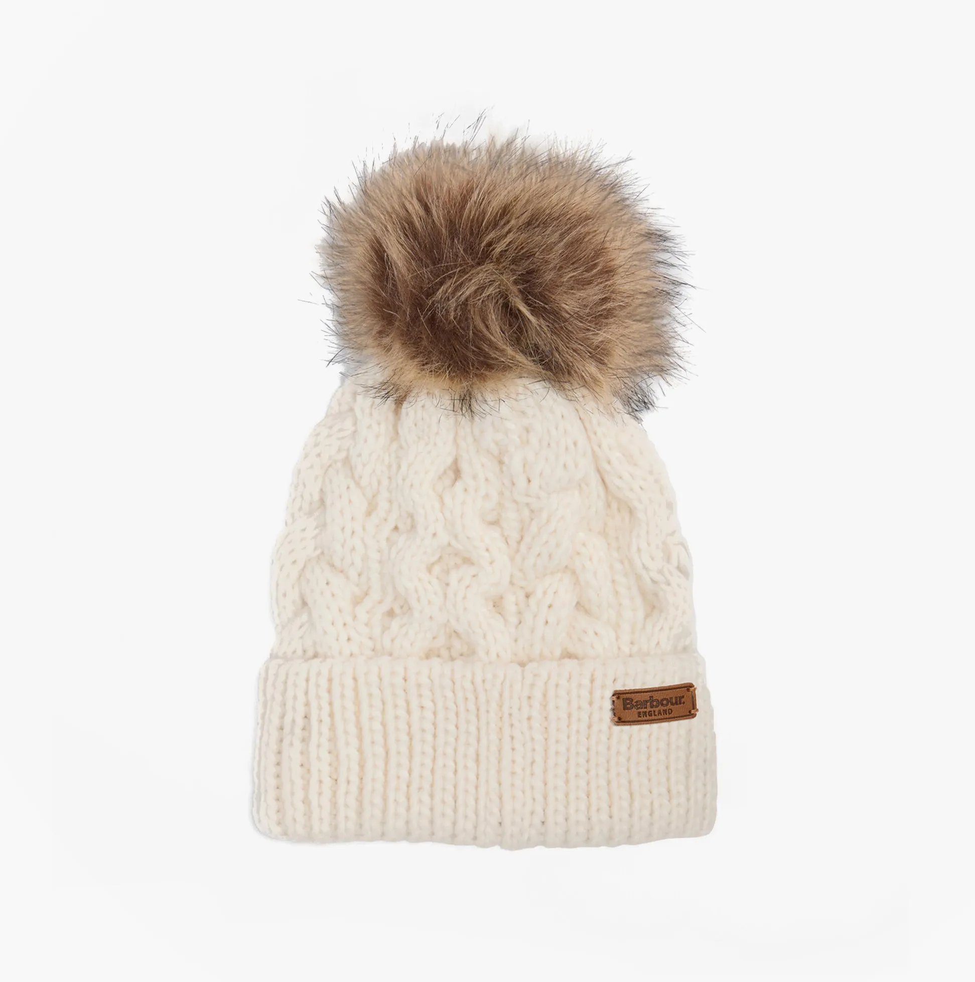 Barbour PENSHAW BEANIE & SCARF Gift Set Womens Cloud sold by Shuperb product image thumbnail 3