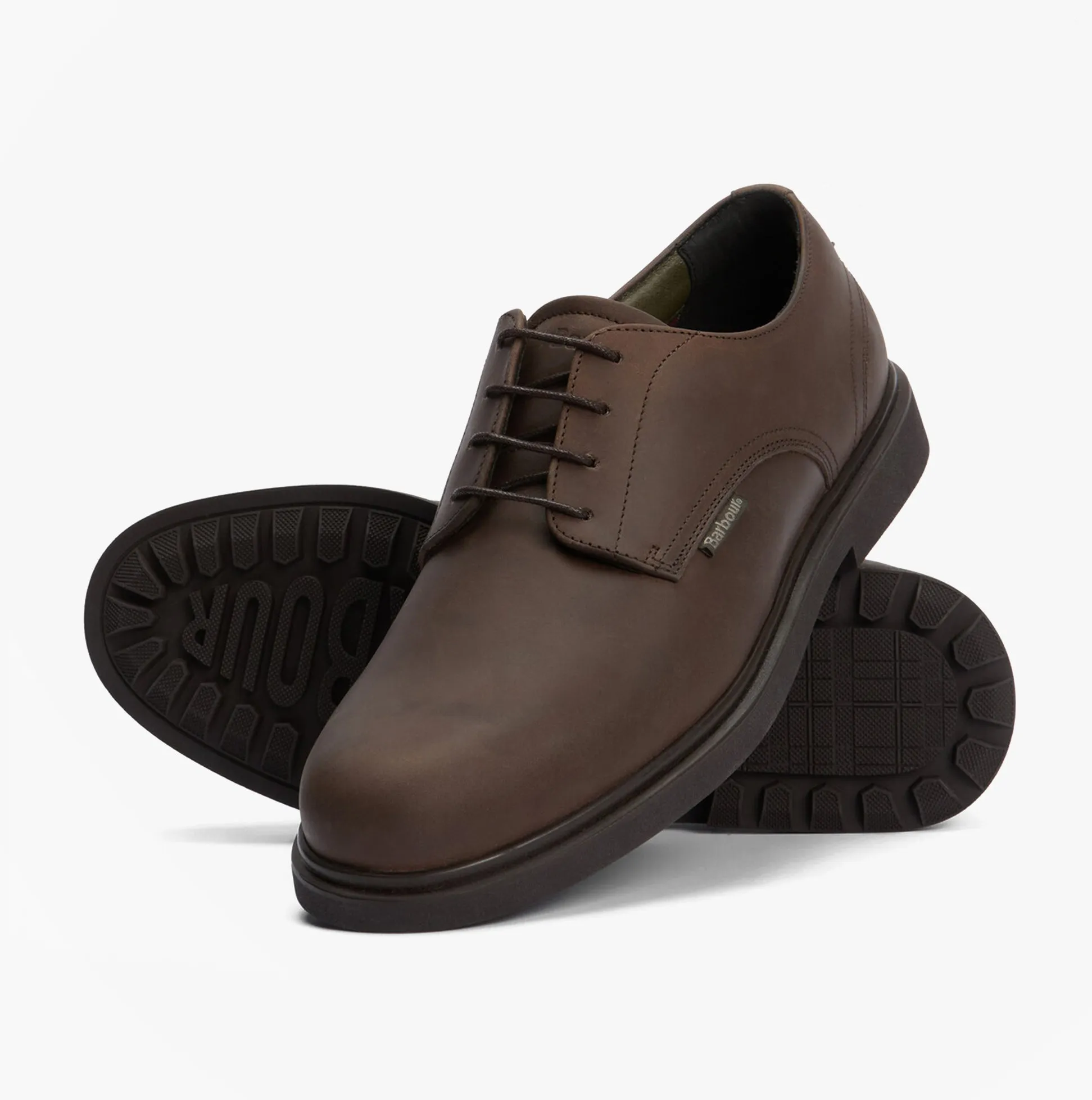 Barbour CARTHY Mens Derby Shoes Dark Brown sold by Shuperb product image thumbnail 2