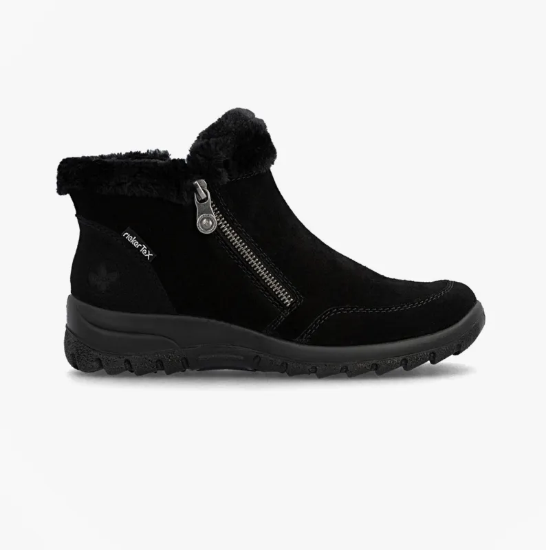Rieker L7188-00 Womens Boots Black sold by Shuperb