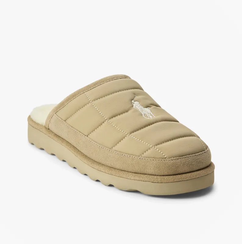 Polo Ralph Lauren READ SCFF II Mens Mule Slippers Milkshake/Cream sold by Shuperb