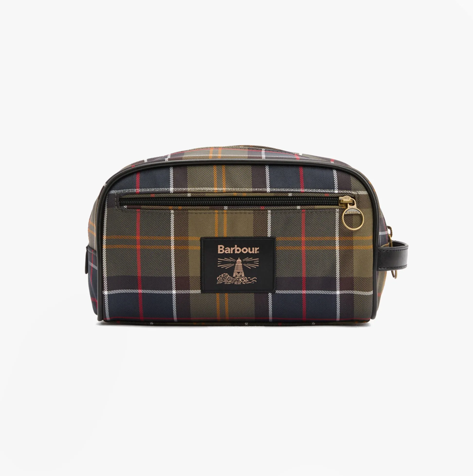 Barbour TARTAN Mens Washbag Classic/Beacon sold by Shuperb
