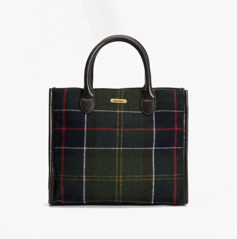 Barbour BARRHILL TARTAN Womens Tote Bag Classic Tartan sold by Shuperb